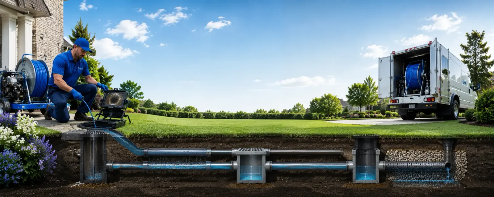 Outdoor drain cleaning information for Mary D, PA
